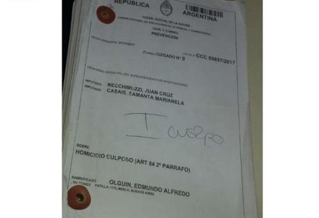 causa homicidio culposo 0622