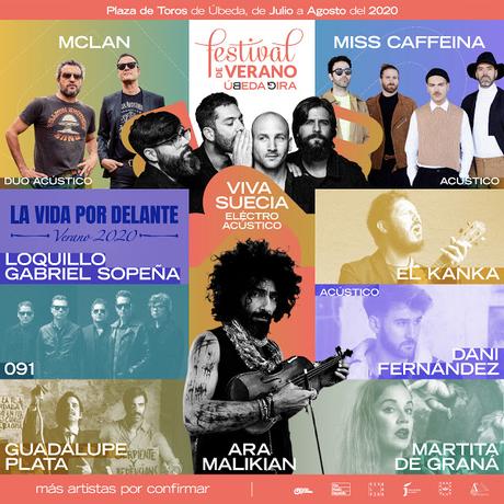 Festival de verano 'Úbeda gira': M Clan, Miss Caffeina, Viva Suecia, Loquillo con Gabriel Sopeña, 091, Ara Malikian, El Kanka...