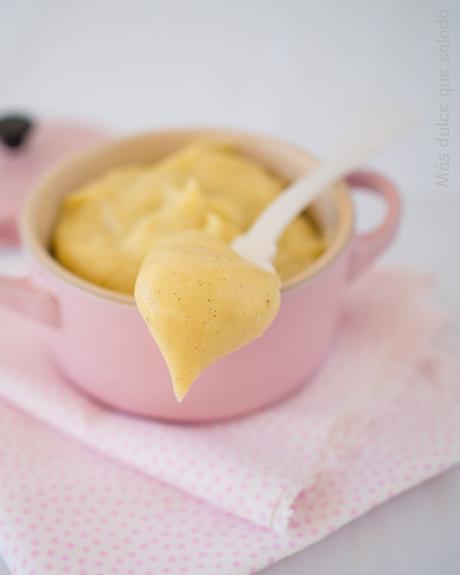 Crema pastelera en microondas. Vídeo receta