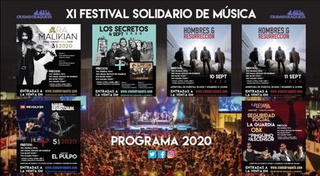 Festival Solidario Ciudad de la Raqueta: Hombres G, Los Secretos, Mikel Erentxun, Ara Malikian, Revólver, Los Brincos, OBK, La Guardia... Festival Solidario Ciudad de la Raqueta: Hombres G, Los Secretos, Mikel Erentxun, Ara Malikian, Revólver, Los Brincos, OBK, La Guardia...