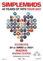 Concierto de Simple Minds en el WiZink Center en el 2021