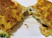 Omelette cebollín queso