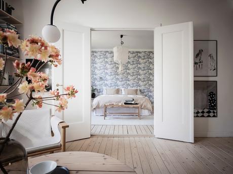 wallpaper swedish decor scandinavian style scandinavian decor scandinavian bedroom scandi style scandi hygge scandi bedroom scandi apartment papel de pared floral nordic style kids scandi estilo nórdico cozy estilo nórdico acogedor estilo escandinavo decoración escandinavo cálido escandinavo acogedor dormitorio sueco dormitorio nórdico  