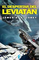 El despertar del leviatán, de James S. A. Corey el despertar del leviatán portada