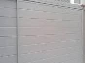 Fabricación puertas corredizas garaje paneles acero galvanizado