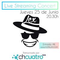 Concierto en streaming de Lex