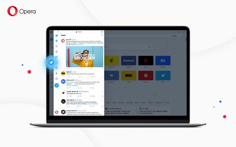 Opera se posiciona como el navegador más ‘social media’ al incorporar Twitter a su barra lateral