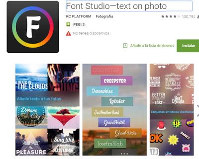 Aplicaciones y webs para escribir texto en nuestras fotos en Pc ,Tablets o Smartphones Android/iOS Aplicaciones y webs para escribir texto en nuestras fotos en Pc ,Tablets o Smartphones Android/iOS