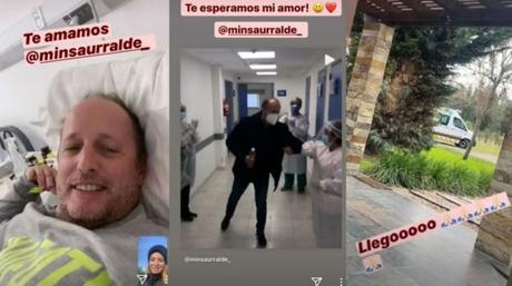 Martin Insaurralde recibió el alta médica