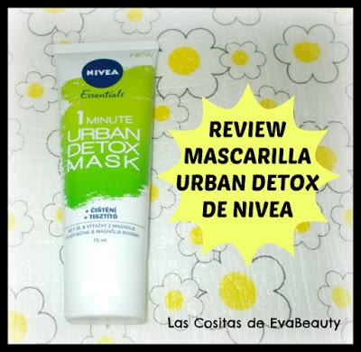 Review opinion mask mascarilla facial Urban Detox nivea en Notino low cost