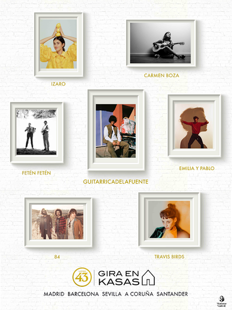 'Gira en Kasas' tendrá este verano a Guitarricadelafuente, Carmen Boza, Izaro, Fetén Fetén, Travis Birds, 84...