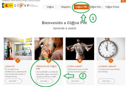 Guía para obtener la Cl@ve PIN Guía para obtener la Cl@ve PIN