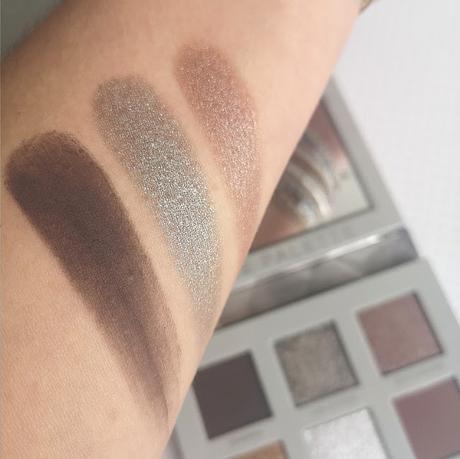 Reseña de la paleta Platinum (Cuttie Palette) de Nabla 06 swatches 01