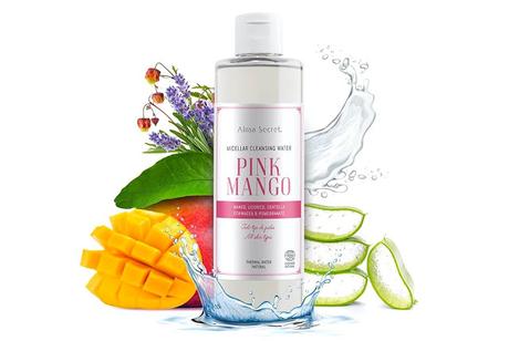 Probando el Agua Micelar Pink Mango de Alma Secret agua-micelar-pink-mango-ingredientes