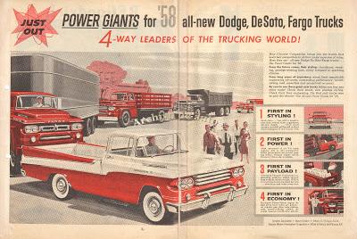Fargo, De Soto y Dodge, tres marcas de utilitarios