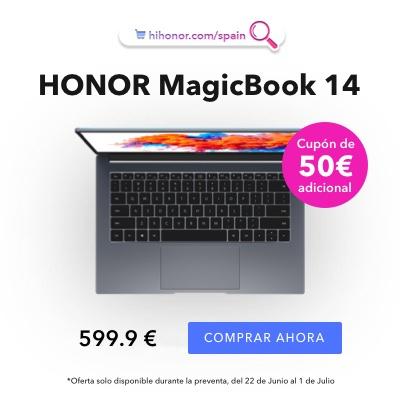 Honor MagicBook 14 ¡Honor MagicBook 14 en preventa!