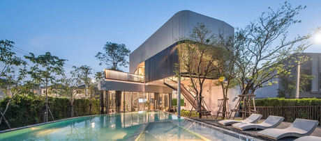 apluscon architects: La iluminación natural de Engage es la idea centra de V-Compound