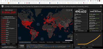 Mapa: situación del coronavirus en el mundo en tiempo real