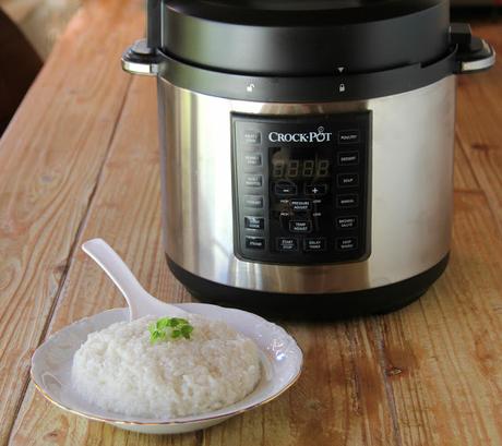 arroz blanco en crock-pot