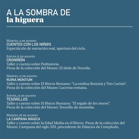 Actividades culturales Ponferrada Verano 2020. ‘Ponferrada te abraza’