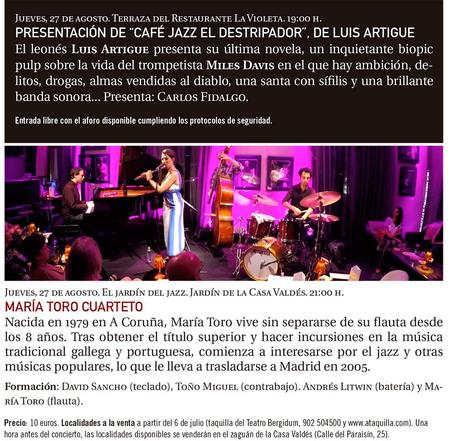 Actividades culturales Ponferrada Verano 2020. ‘Ponferrada te abraza’