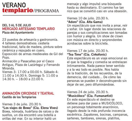 Actividades culturales Ponferrada Verano 2020. ‘Ponferrada te abraza’