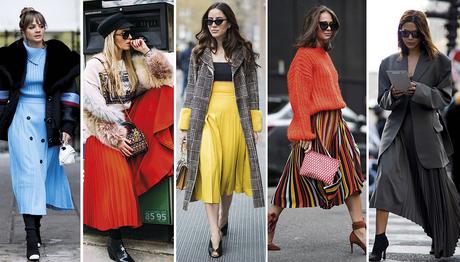 Combinar Falda Plisada Midi Verde