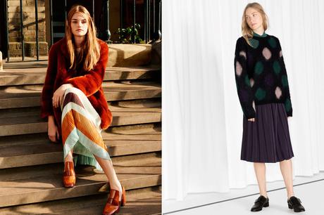 Combinar Falda Plisada Midi Verde