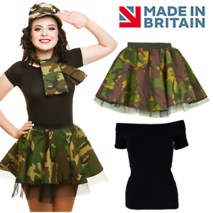 Falda Camuflaje Nina