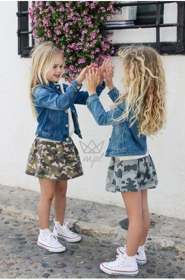 Falda Camuflaje Nina