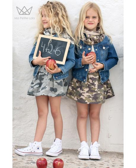 Falda Camuflaje Nina