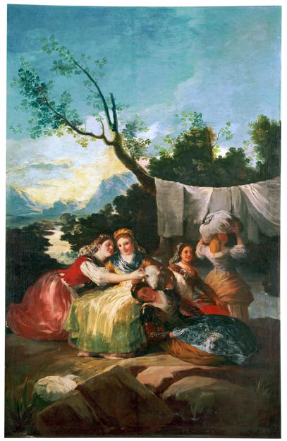 Francisco de Goya: Las lavanderas – PINTORES ARAGONESES