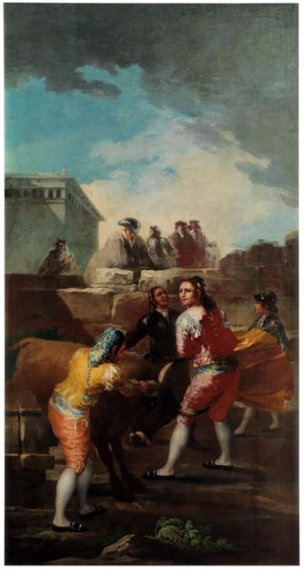 Francisco de Goya: La novillada – PINTORES ARAGONESES