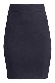 Falda Tubo Con Pretina Alta