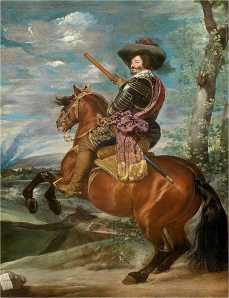 Diego Velázquez: Gaspar de Guzmán, conde-duque de Olivares a caballo – PINTORES ANDALUCES