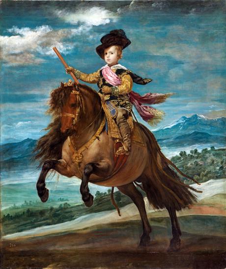 Diego Velázquez: El príncipe Baltasar Carlos a caballo – PINTORES ANDALUCES