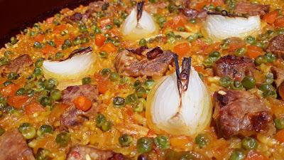 ARROZ DE TERNERA Y VERDURAS AL HORNO