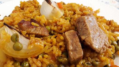 ARROZ DE TERNERA Y VERDURAS AL HORNO