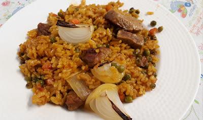 ARROZ DE TERNERA Y VERDURAS AL HORNO