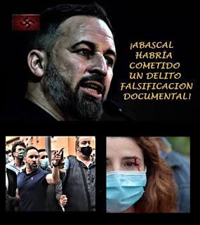Le herida “inventada” de una diputada de Vox. Le herida “inventada” de una diputada de Vox.