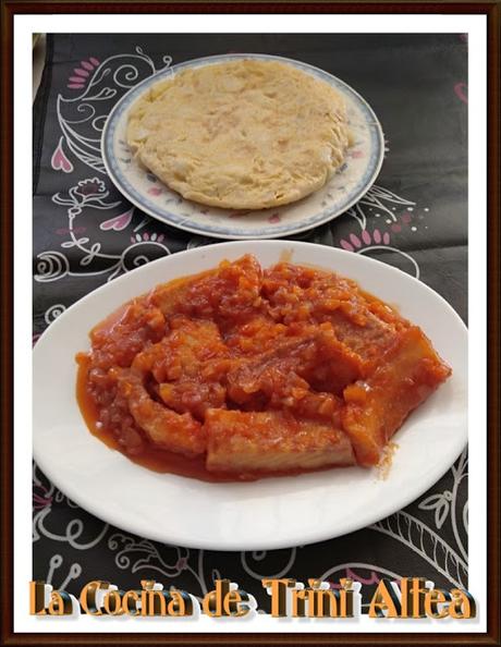 BACALAO CON TOMATE A LA HUERTA