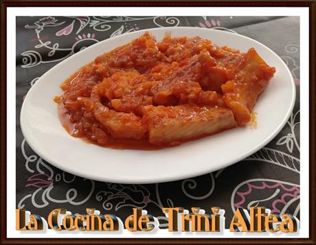 BACALAO CON TOMATE A LA HUERTA BACALAO CON TOMATE A LA HUERTA