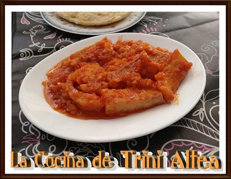 BACALAO CON TOMATE A LA HUERTA BACALAO CON TOMATE A LA HUERTA
