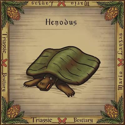 El bestiario triásico de Mario Lanzas