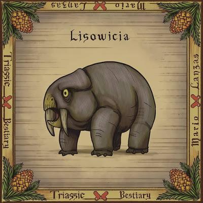 El bestiario triásico de Mario Lanzas