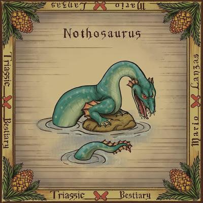 El bestiario triásico de Mario Lanzas