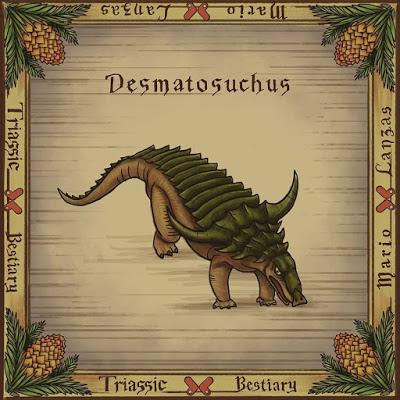 El bestiario triásico de Mario Lanzas