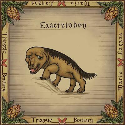 El bestiario triásico de Mario Lanzas