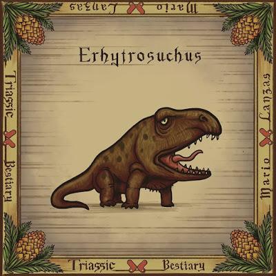 El bestiario triásico de Mario Lanzas