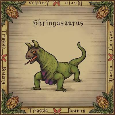 El bestiario triásico de Mario Lanzas